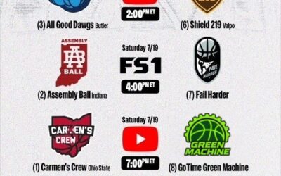 Green Machine: TBT Indianapolis 2025 – Round of 64 Daily Schedule